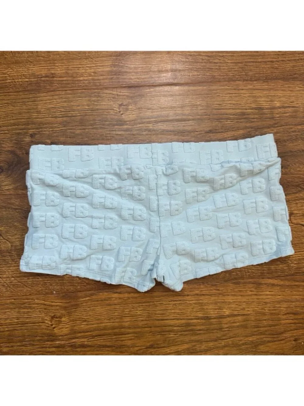 Frankie’s Bikinis Blue Crush Terry Boy Short L